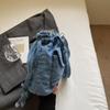 Women's Large Capacity Denim Crossbody Bag Class Commuter Shoulder Bag