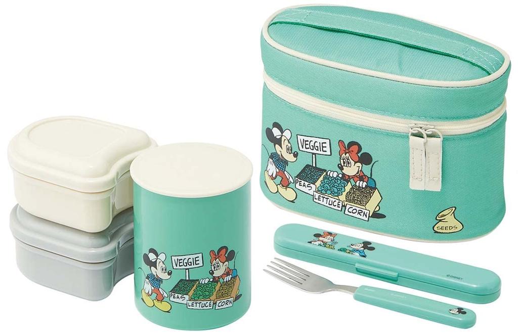 Skater Antibacterial Insulated Lunch Disney Mickey Mouse Green 560ml Box, World, (KCLJC6AG-A)