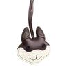 Cute Husky Puppy Design Keychain For Keys Bags Car Decoration Soft PU Leather Keyring Fashionable Accessory Gift