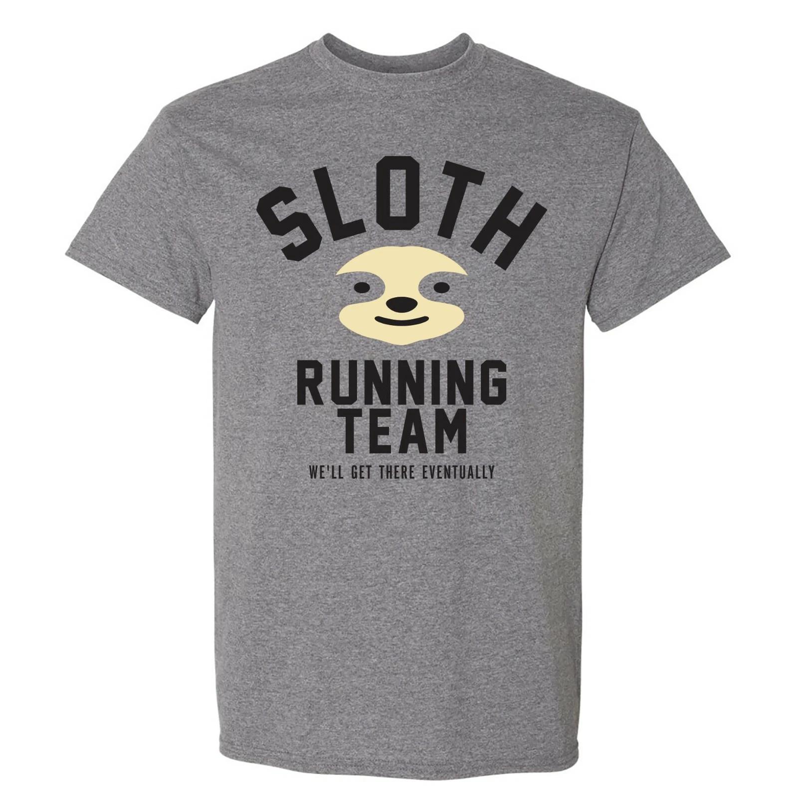 Sloth Running Team - Slow Running Animal Team Sports T-Shirt - Graphite Heather M