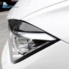 Real Soft Carbon Fiber Car Headlight Eyebrows Sticker Decoration for 3 Series BMW F30 320i 316i 2013 2014 2015 Car Accessories