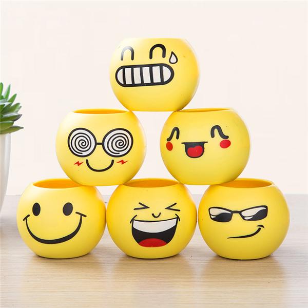 

Горшок для комнатных растений в виде Emoji, в ассортименте