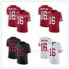 San Francisco 49ers Joe Montana 16 Vintage Embroidered Football Jersey Cotton Unisex Sportswear Fans