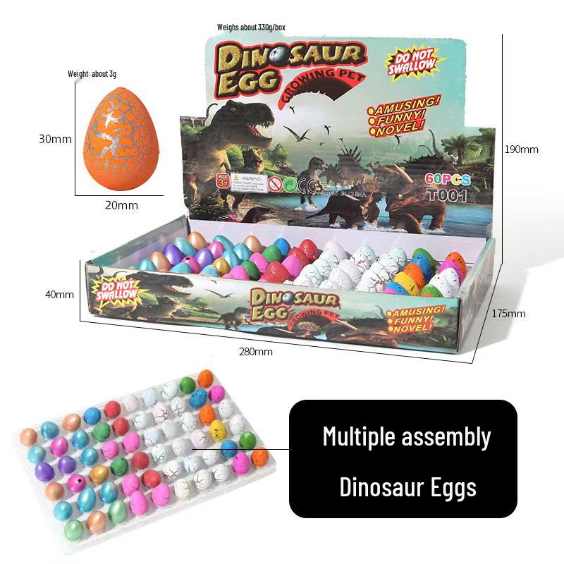 

«Красочные игрушки для вылупления яиц динозавров — мягкие, пропитанные яйца динозавров для детей» 2x3 cm