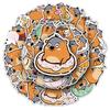 50 Cute Marmot Graffiti Stickers for Decoration - Perfect for Journals, Phone Cases, and Water Cups.