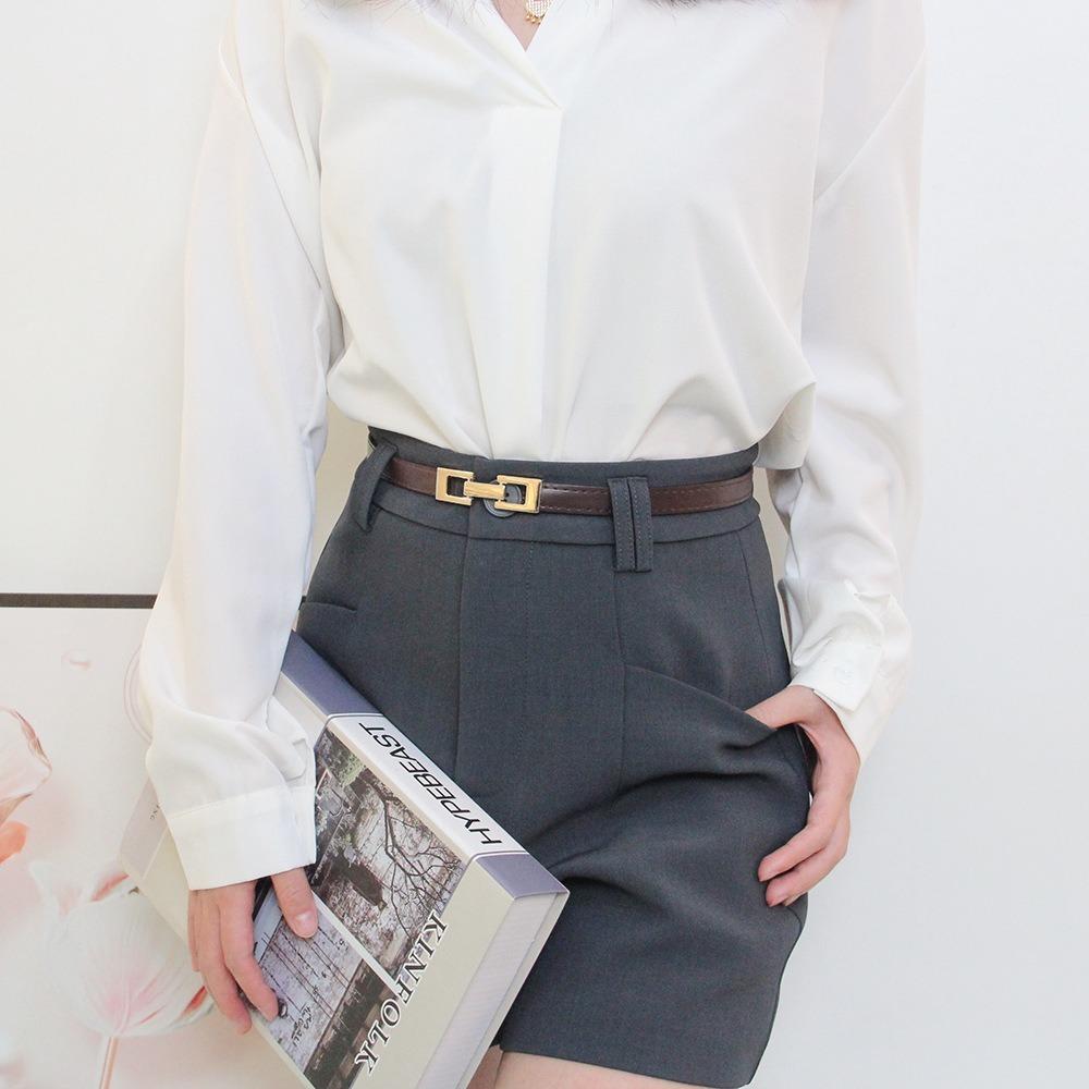 Adjustable Waist Belt PU Leather Women Waistbands Fashion Skinny Straps Girdle  Dresses Suits Coa кофейный