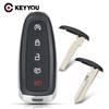 Guscio Chiave KEYYOU per Ford Escape 2013-2019 Chiave Intelligente Prox Remota Expedition 2015-2017 5 Pulsanti