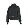 Skechers Comfortable Soft Stand Collar Long Sleeve Sweatshirt Women Tops Black P424W067-0018