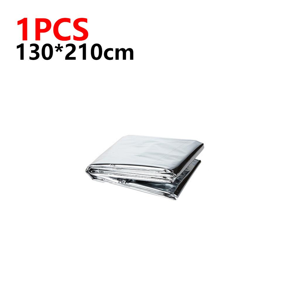 1-5 шт. Аварийное термоодеяло Водонепроницаемое ветрозащитное одеяло для выживания на природе Аптечка первой помощи Одеяло из фольги Термоодеяло для спасения