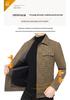 2025 Winter Solid Color Lapel Short Jacket for Men: New Business Casual Coat