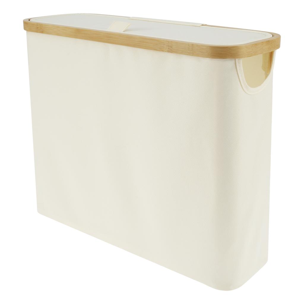 Bathroom Toilet Paper Basket Oxford Cloth with Lid Breathable Large Capacity Paper Roll Organizer Basket Dispenser