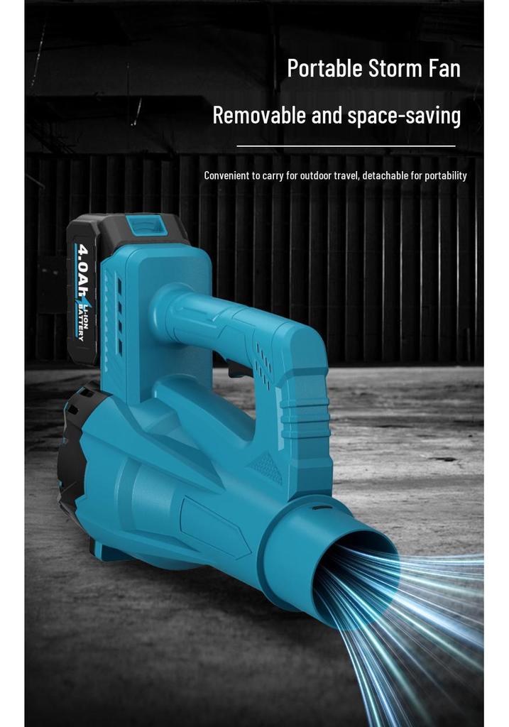 Industrial-Grade Powerful Electric Snow and Leaf Blower with Turbine Fan