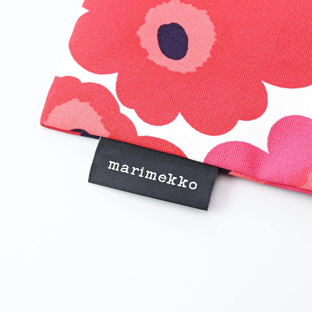 Marimekko Mini Unikko Pouch, Keijuli, Red, 43444-001 (Used)