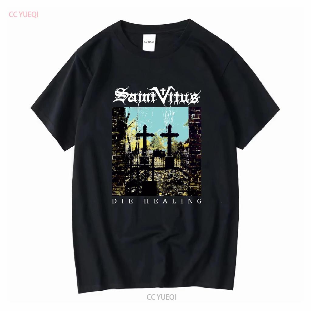 SAINT VITUS BLACK DIE HEALING T Shirt Full Size S To 5XL TP486 Long or Short Sleeves Vintage Washed Homme Stretched Soft
