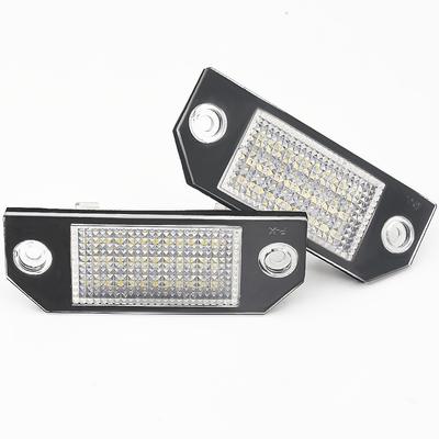 2Pcs 12V White 24 LED Number License Plate Light Lamp for Ford Focus C-MAX MK2 Car Light Source