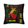 Fashion Jamaica Reggae Rock Bob Marley Cushion Cover xcm Soft Pillow Case for Sofa Square Pillowcase Home Decor