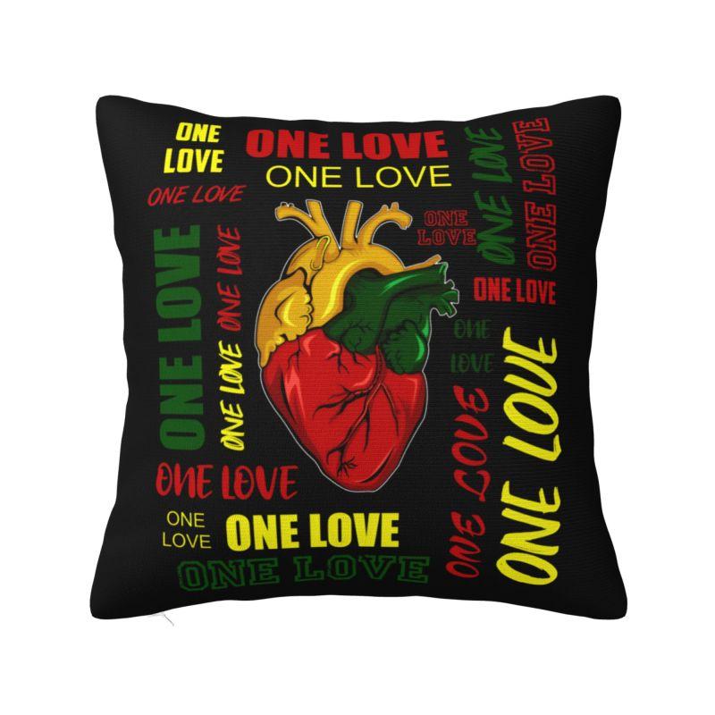 Fashion Jamaica Reggae Rock Bob Marley Cushion Cover xcm Soft Pillow Case for Sofa Square Pillowcase Home Decor