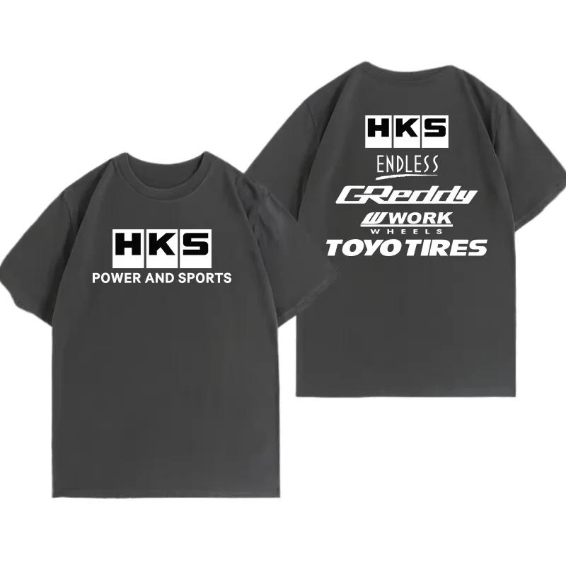 2026 Unisex Fashion Cool Tshirt Japan Jdm Modified Car Hks Endless Tshirt Unisex Unisex Vintage Casual Print Causaltshirt Top
