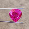 15.25 Ct Natural Pink Padparadscha Certified Gemstone Heart Cut Gemstone