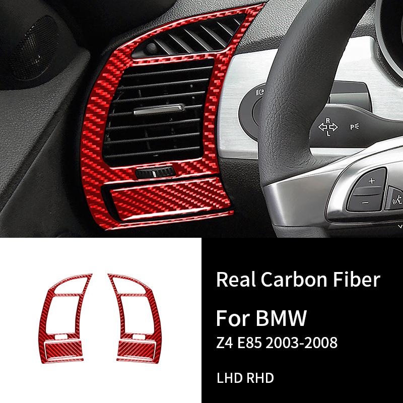 

Для BMW Z4 E85 2003-2008 гг. настоящее углеродное волокно автомобильный воздухозаборник рамка крышка отделка салона автомобиля аксессуары салон автомобиля B