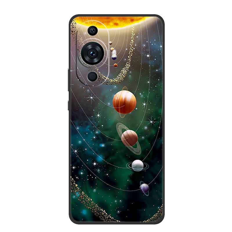 Phone Case For Huawei Nova 12s Back Cover Case Shockproof Black Silicone Soft Funda For Huawei Nova 12s Case Nova12s 6.7" Coque