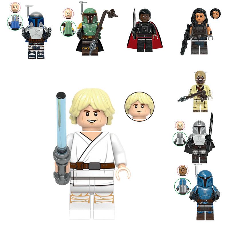 Star Wars Din Djarin Building Block Plastic Childern Edcation Present Birthday