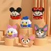 Stitch LinaBell Hello Kitty Sanrio Construction Blocks Damo Egg Cartoon Figrues Bricks Children's Assembly Playthings Model Present
