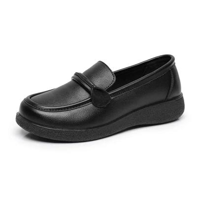 Nuove Scarpe Donna Primavera Basse Punta Tonda Mocassini Impermeabili Pelle Morbida Scarpe Colore Unico Versatili Scarpe Casual Zapatos Mujer