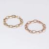 14k Oblong Clip Chain Bracelet