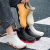 New Fashion Rain Boots Men's and Women's Short Water Boots Non-slip Waterproof Shoes Trendy Couple Rain Boots Low Top Plush