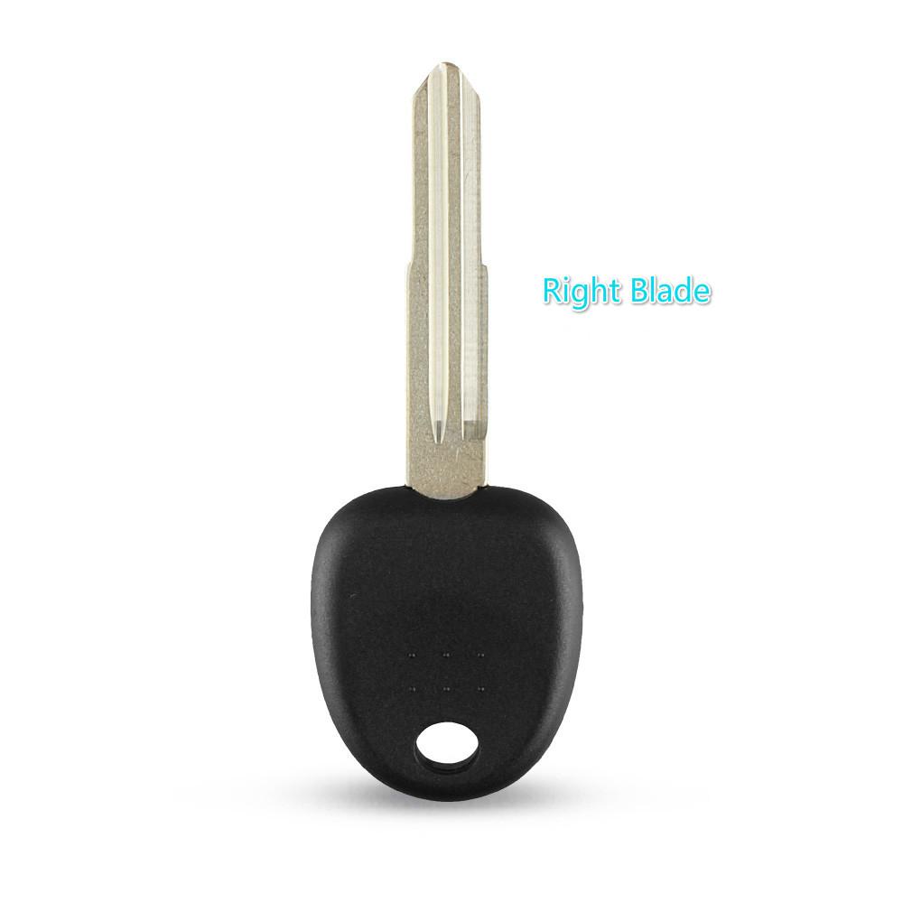KEYYOU 10PCS Transponder Key For Hyundai Accent Sonata NF Elantra IX35 Tucson Verna Car Key Shell Blank Case Replacement No Logo HYN10R Blade