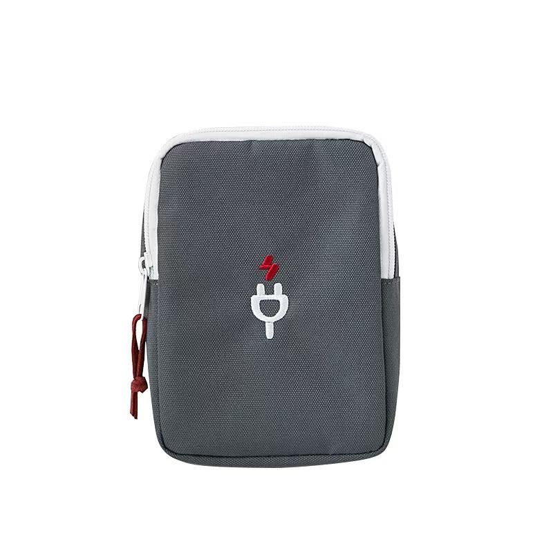 

Портативная подвесная сумка для хранения вещей, люлька, подгузник, бутылочка для кормления, принадлежности для ухода, органайзер, корзина для хранения в кроватке, аксессуары для детской кровати 29x10x18cm темно-серого