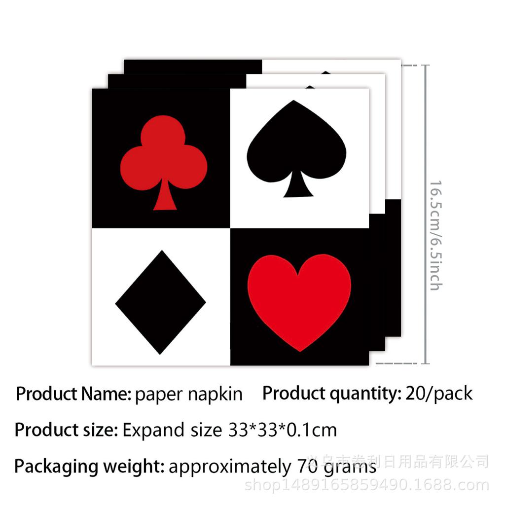 Geburtstagsparty im Casino-Stil: Geburtstagsdekorationen, Pokerdekorationen, Banner, Besteckarrangement