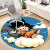 1pcDragon Ball Goku Cloud Office Round Area Rug, Indoor Mat Suitable For Office, Bedroom Living Room Home Decor, Room Deco,  Offic a0928137