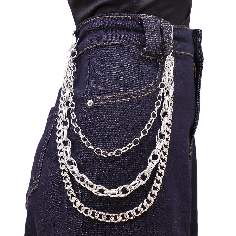 Metal Chain Waist Belt For Men And Women Hip Hop Style With Lobster Clasp For Streetwear Fashion