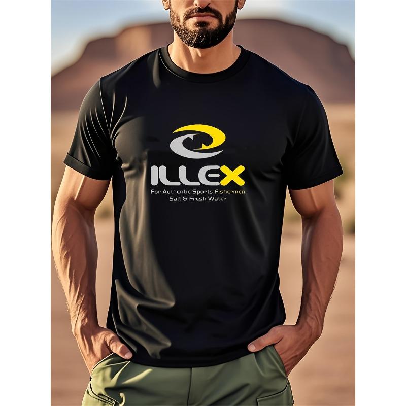 

European size Men s Print T-Shirt - Summer Short Sleeve Round Neck Casual Top, Soft Breathable Tees Suitable for Outdoor 4XL