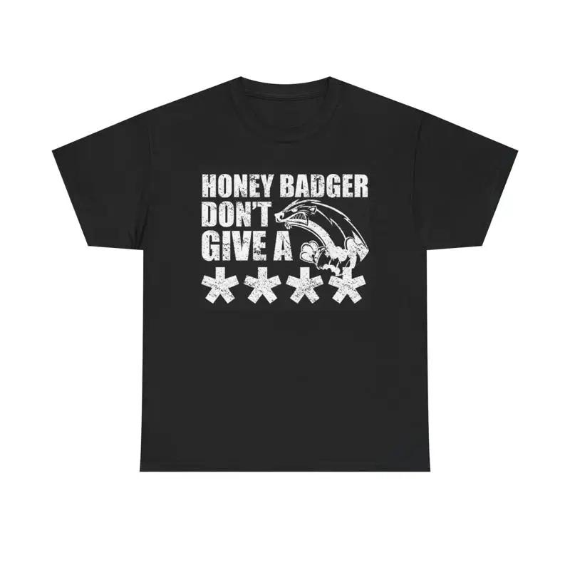 Honigdachs Lustiges T-Shirt Brandneue Kleidung Schwere Baumwolle