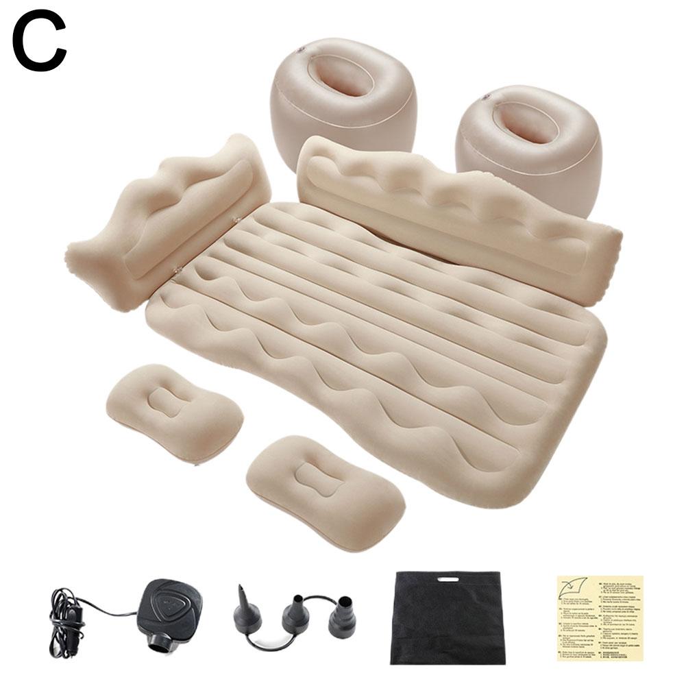 174*126cm Portable Car Travel Inflatable Bed Outdoor Travel Camping Mattress Car Rear Foldable Air Mattress Accesorios Para Auto