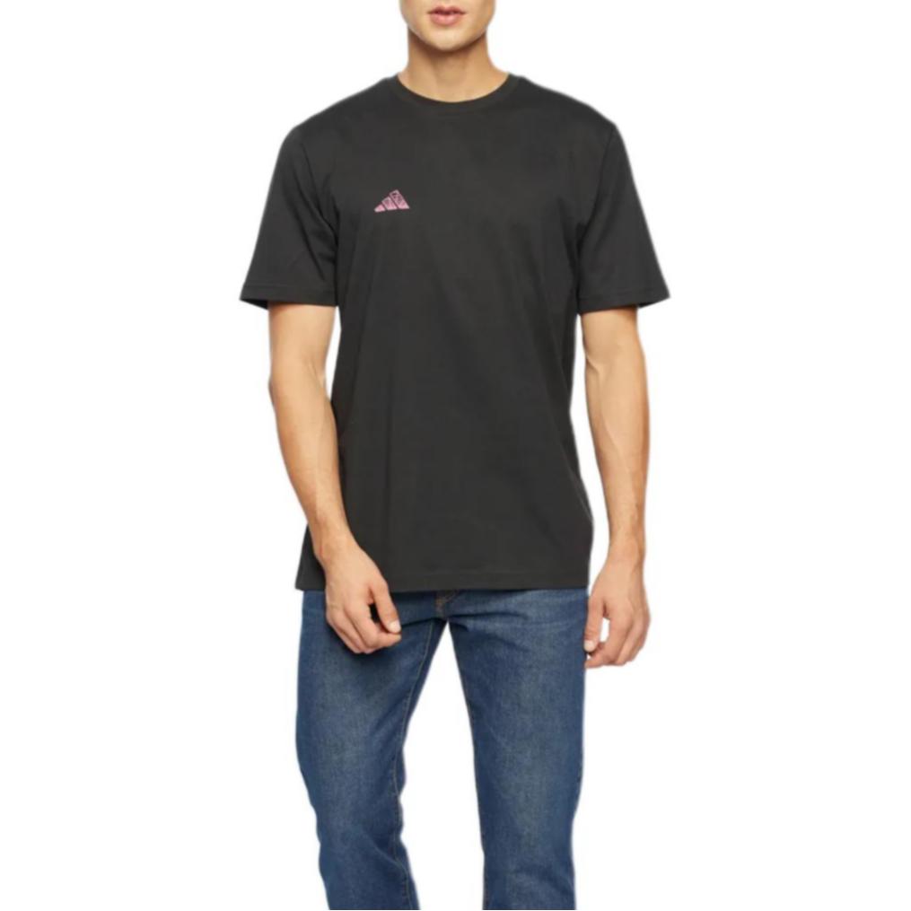 adidas Μπλουζάκι Κρίκοι Oasis Metaverse Μαύρο Ανδρικό Streetwear IM4636