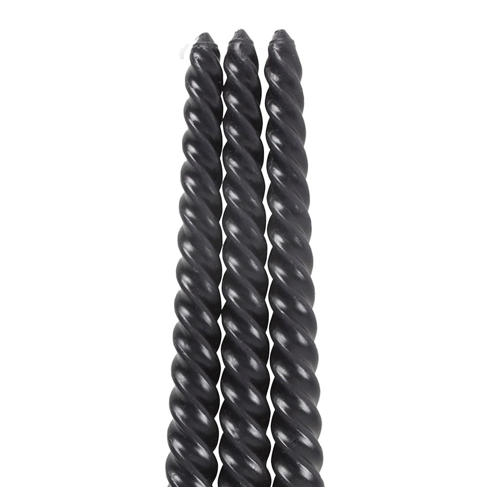 Something Different Dark Romance Twist Taper Candle (Pack of 3)