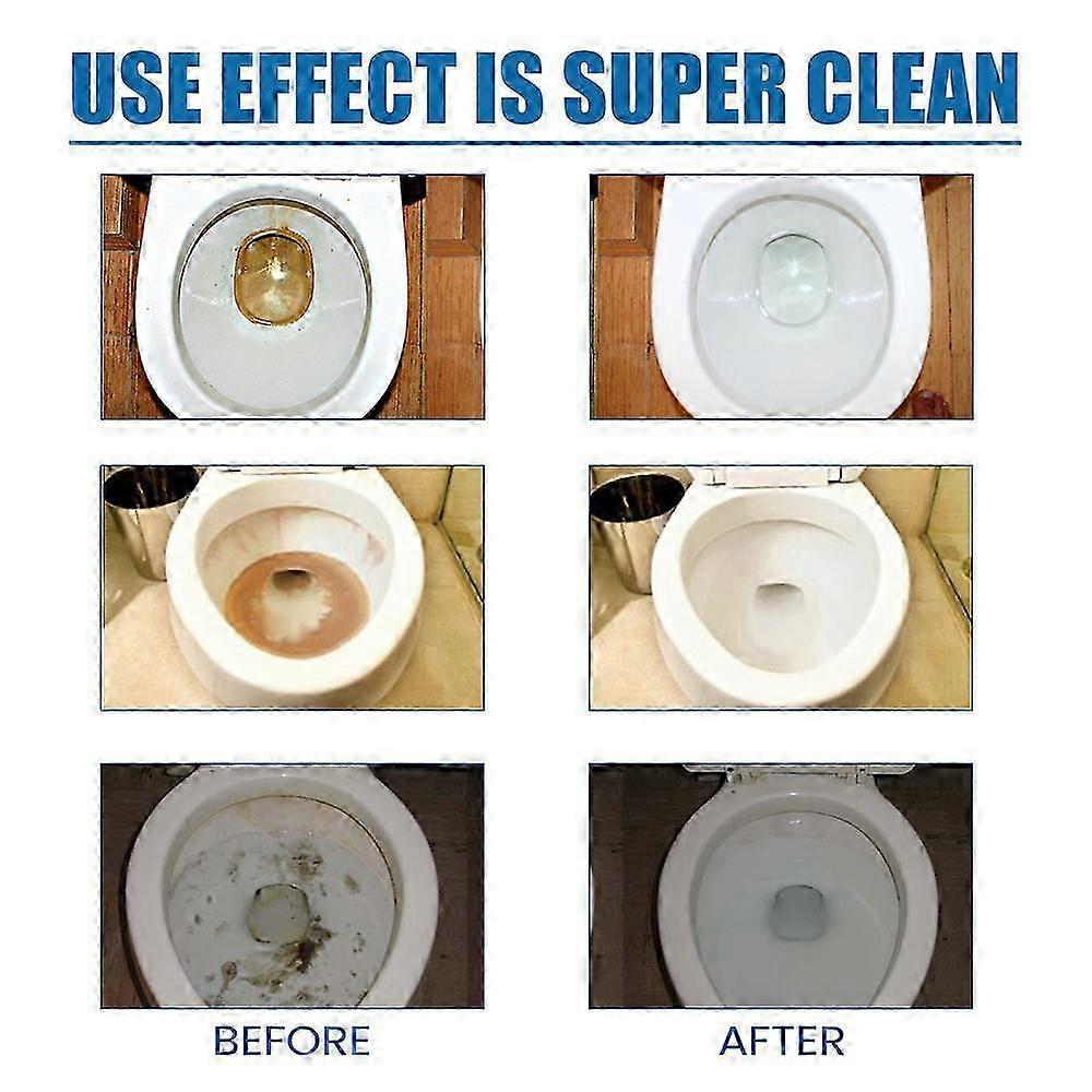 2pcs Splash Toilet Cleaner Bathroom Splash Cleaner Foaming Effective foaming household polishing agent for bathroom toilet