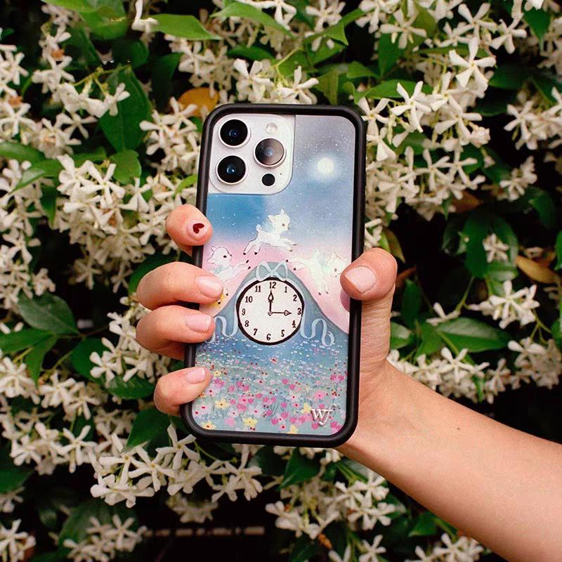 Various Shapes Of Pigs Phone Case For IPhone 17 Air 16 15 Plus 13 12 14 Pro Max Cartoon Animal Wild Flower Kawaii Acrylic Cover