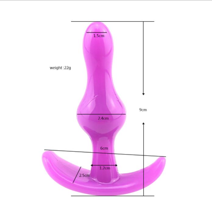 Měkký silikonový anální dildo na tupo masážní přístroj na prostatu Produkty pro dospělé homosexuály Perličky na anální kolíky Sexuální hračky