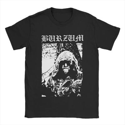 Men T-Shirt Burzum Awesome Cotton Tees Short Sleeve T Shirt Crew Neck Clothing Plus Size