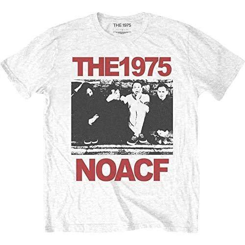 The 1975 T Shirt NOACF Band Logo Official Mens White M XL