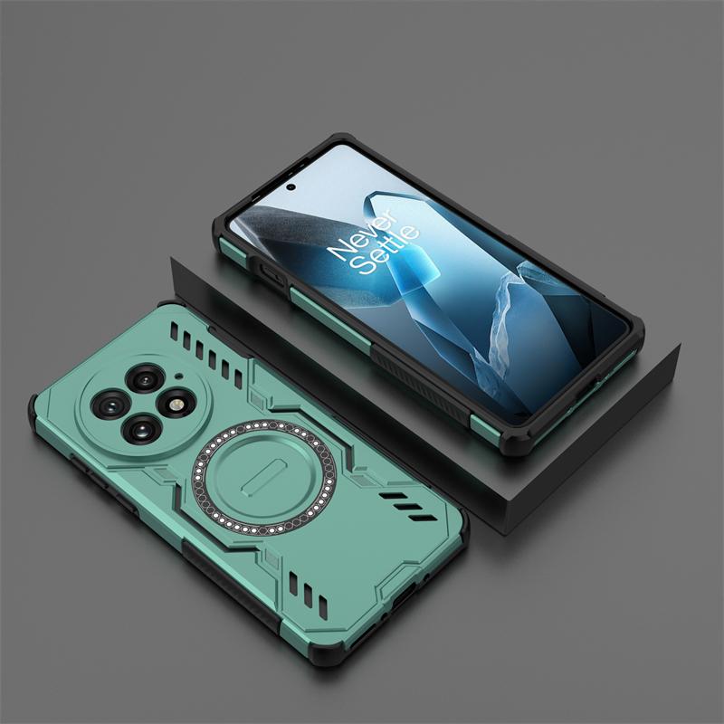 Nárazuvzdorný pancéřový kryt pro OnePlus 13 Magnetická adsorpce Bezdrátové nabíjení Zadní kryt Pouzdro na telefon OnePlus 13 Pro pouzdro OnePlus 13