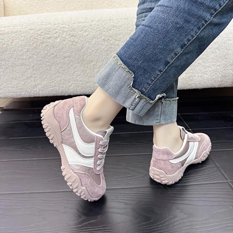Women's shoes spring 2025 new non-slip women's shoes comfortable sports versatile fashion casual shoes