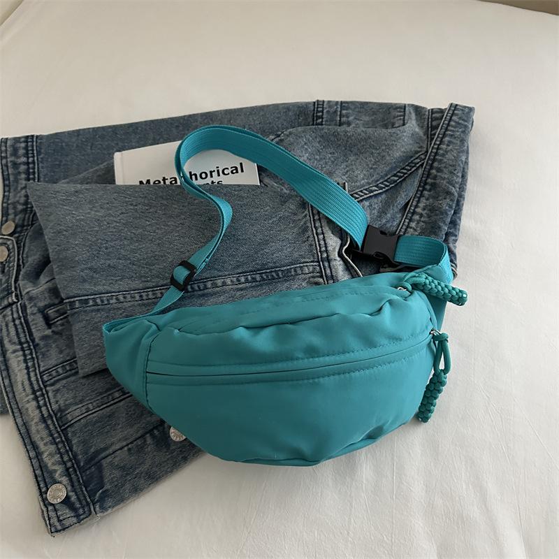 Niche Fanny Pack Casual Simple Shoulder Bag Simple Fashion Messenger Breast Bag Trendy Sports Bag