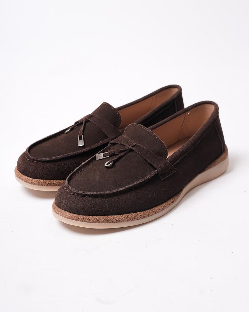 Лоферы женские Lola Andy 13117 36 шоколад замша