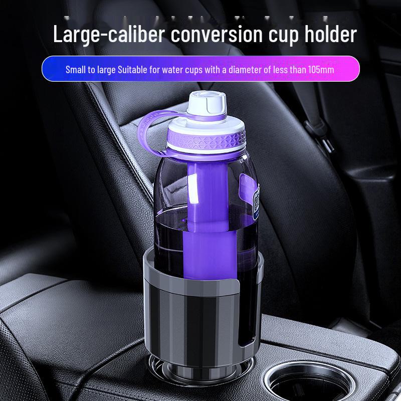 Car Cup Holder Expander: Large Diameter Beverage and Thermos Holder